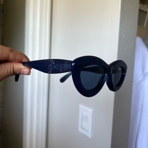 LOEWE 54MM Cat Eye Sunglasses Blue
